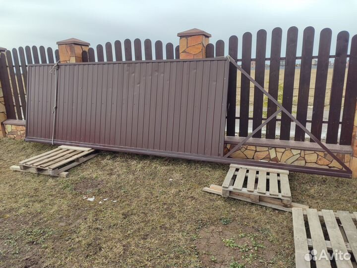 Откатные ворота б/у