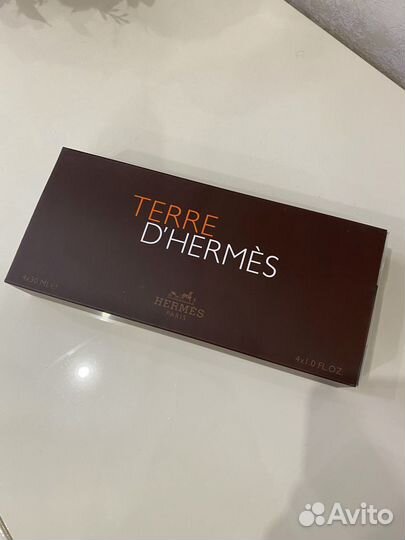 Мужской набор Hermes Terre d'Hermes 4*30 ml