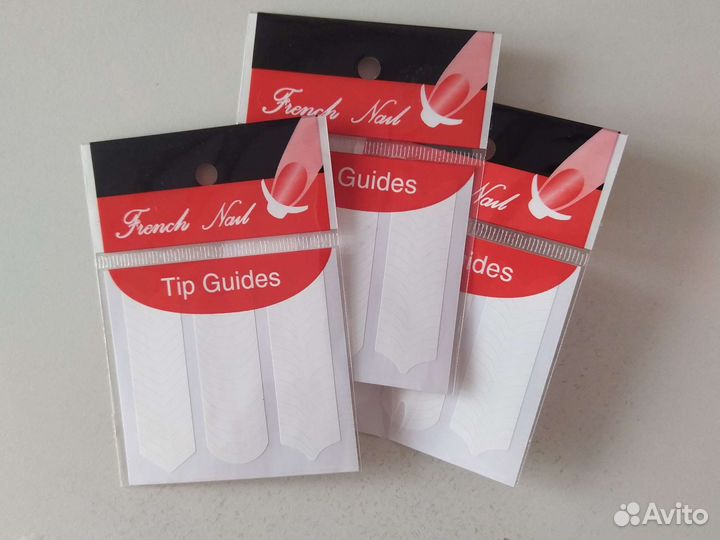 Наклейки для френч маникюра