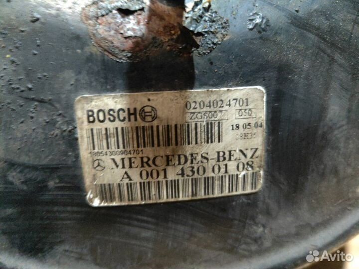 Вакуумный усилитель Mercedes-Benz Vito W639 2004