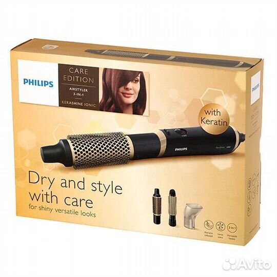 Щетка- фен с кератиновым покрытием Philips