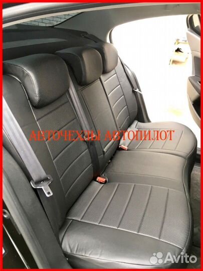 Чехлы Автопилот Renault Fluence из экокожи чёрные