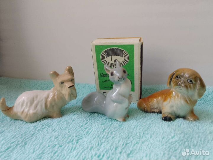 Фарфоровые статуэтки СССР, 5 штук