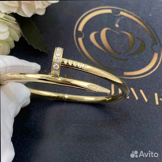 Браслет Cartier Juste un Clou Желтое золото, бриллианты 0,59ct