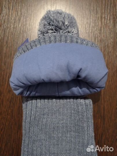 Комплект шапка и снуд для мальчиков, зимний