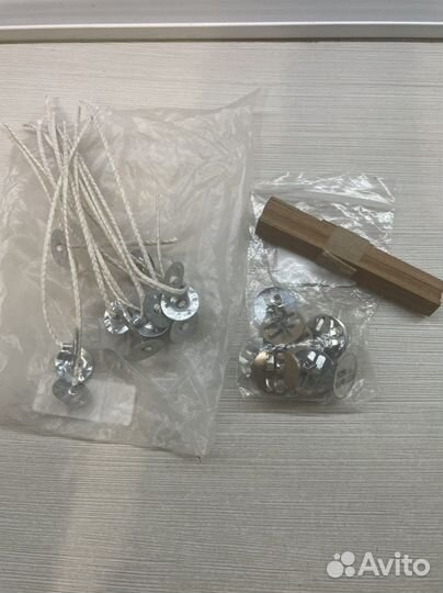 Воск для свечей, отдушки, фитили