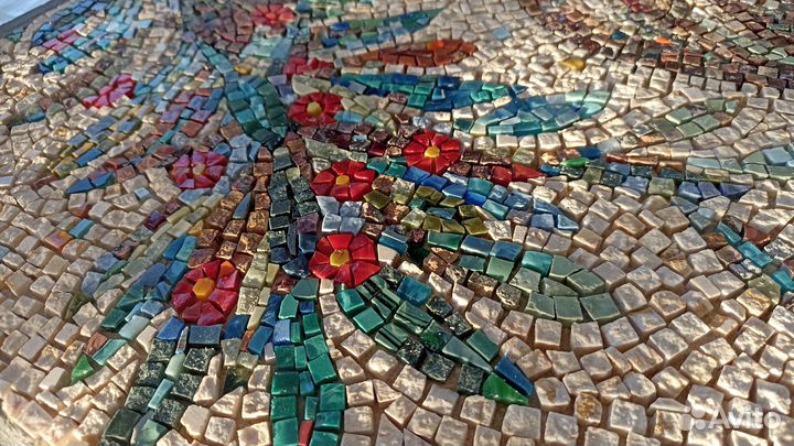 Панно из мозаики. Натуральный камень и смальта