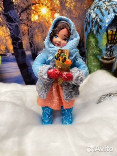 Ватная игрушка