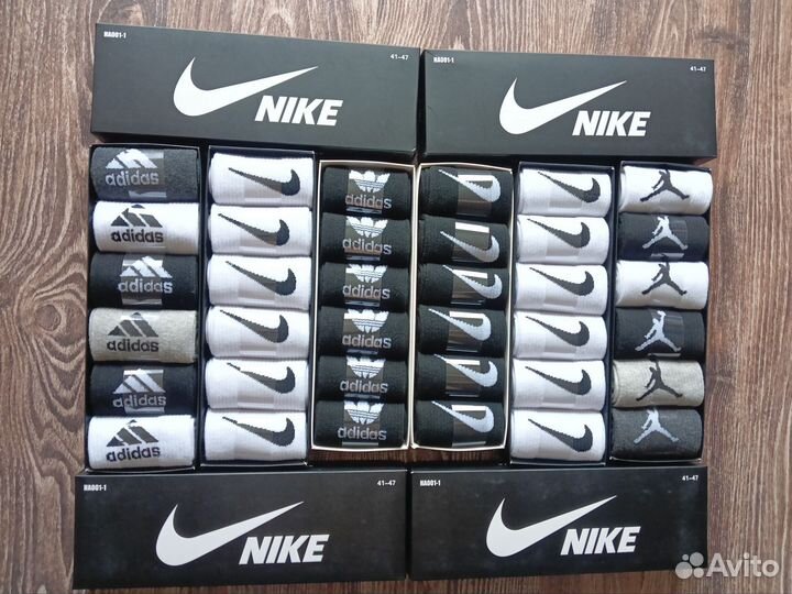 Носки Nike Adidas Reebok Puma