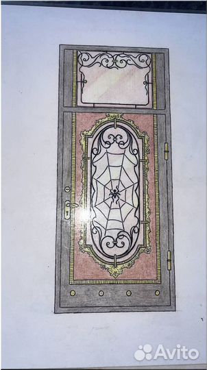 Ворота художественная ковка