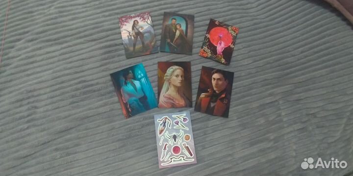 Н.Малкина Красные луны Квертинда+автограф+открытки