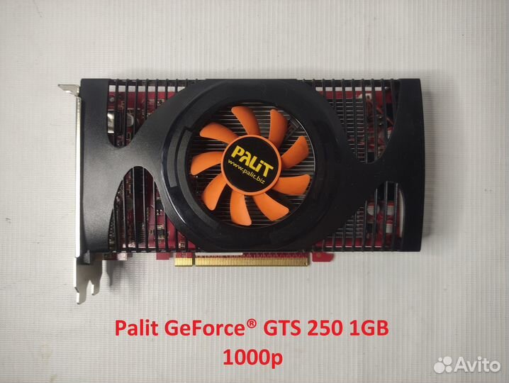 Видеокарта Palit GeForce GTS 250 (Видеокарты)
