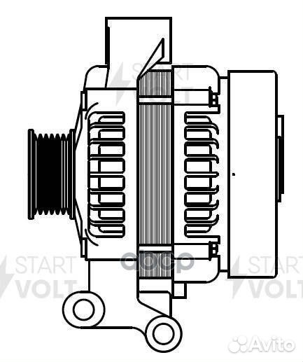 Генератор 120A LG 1070 startvolt