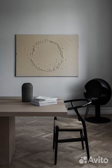 Интерьерная картина текстурной пастой