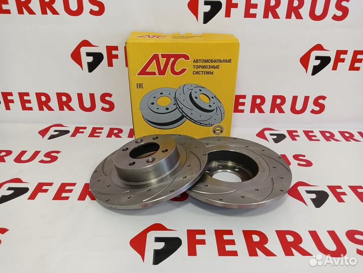 Задние торм.диски 2шт Спорт R15 Лада Веста, X-Ray