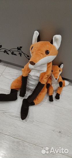 Лиса и лисенок IKEA вандринг рэв