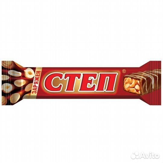 Шоколадный батончик золотой степ 50г