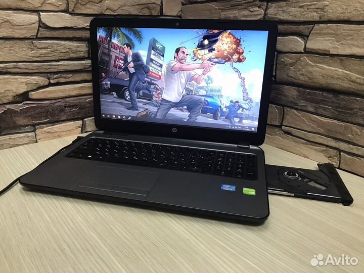 Мощный игровой ноутбук HP i3/10gb/SSD 240gb/Nvidia