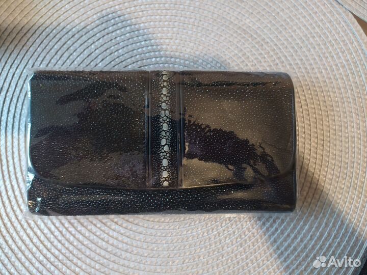 Кошелек женский натуральная кожа ската