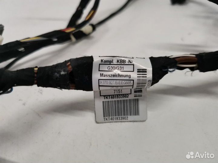 Проводка двери передняя правая Bmw 5 G30 B58B30