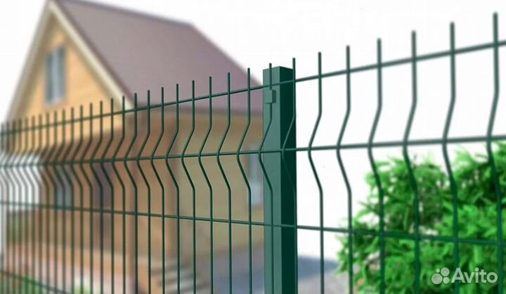 Забор из 3D сетки замер бесплатно под ключ