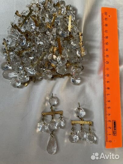 Подвески для люстры хрусталь СССР