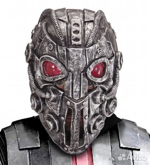 Маска пришельца жуткая пластиковая