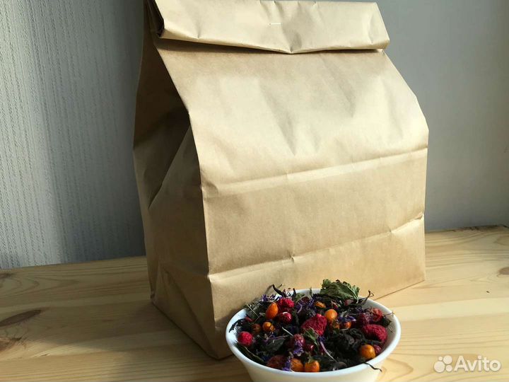 Иван-чай 1 килограмм Ягодный, крафтовый