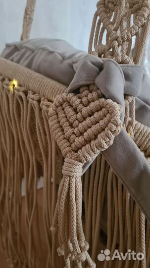 Кресло-гамак ручной работы для веранды/дома/сада