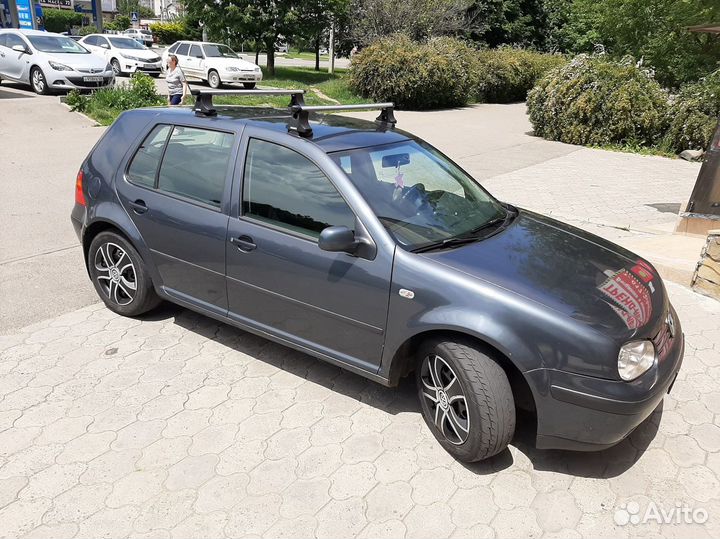 Багажник на крышу Фольцваген Гольф 4, аэро