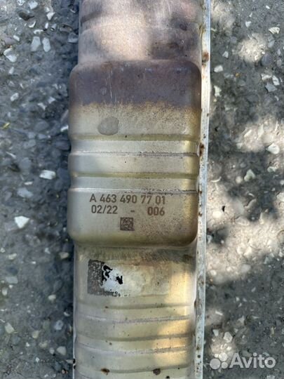 Выхлопная система G63