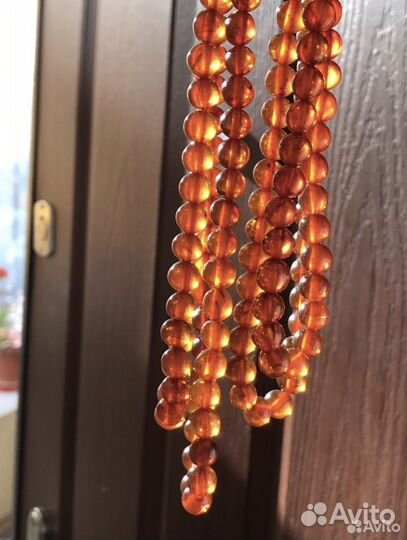 Янтарные бусы СССР
