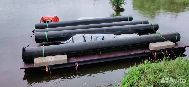 Причал, пирс, понтон под плавдом, баню