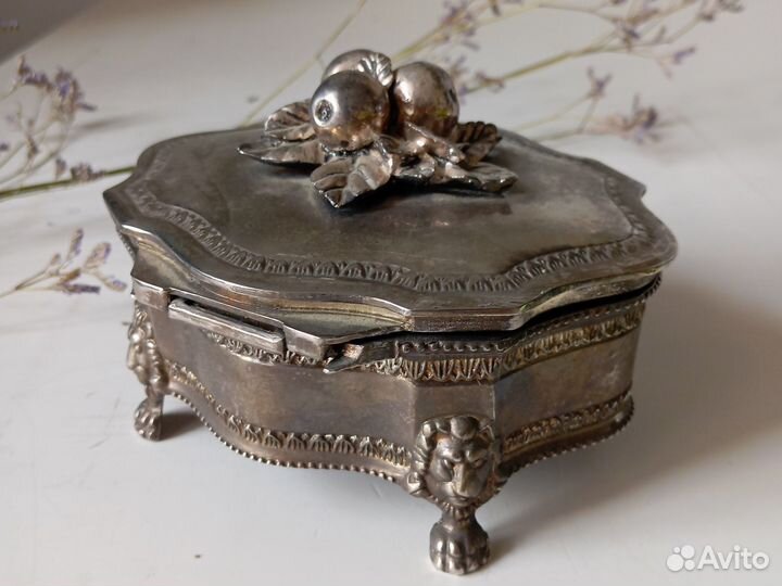 Шкатулка и чайник Англия Шеффилд