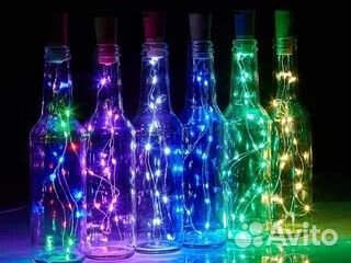 Вечный светильник-пробка на солнечной батарее