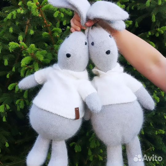 Мягкая игрушка заяц. Ручная работа