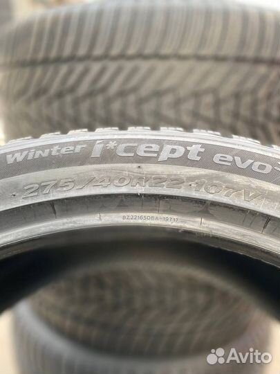 Hankook Winter I'Cept Evo 3 W330A 275/40 R22 и 315/35 R22 111V