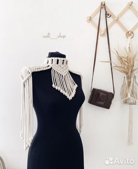 Чокер/плечики/эполеты макраме