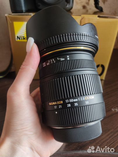 Объектив Sigma 17-50 мм f/2,8 EX DC OS HSM