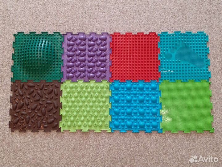 Детский коврик пазл ортопедический