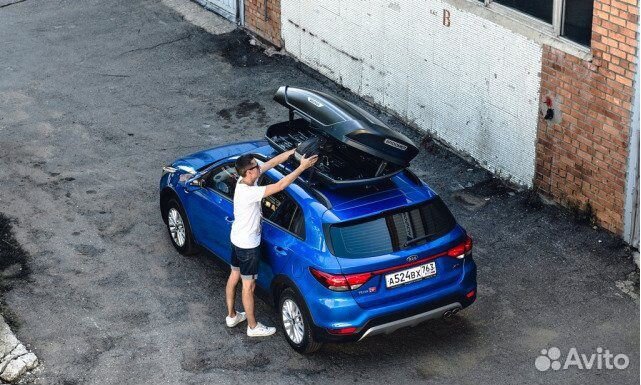 Автобокс Broomer Venture 430л. черный глянец