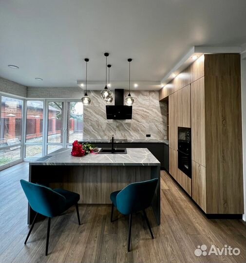 Кухни из мдф, лдсп на заказ. Фабрика в Омске