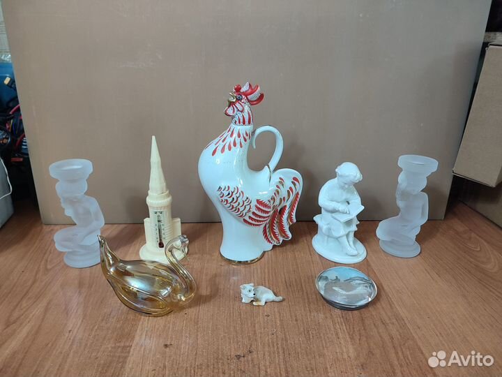 Статуэтки и предметы СССР лфз Фарфор стекло