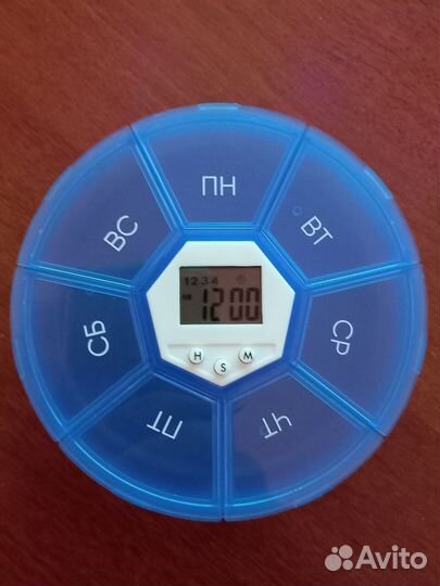 Бокс (таблетница) для лекарств с таймером