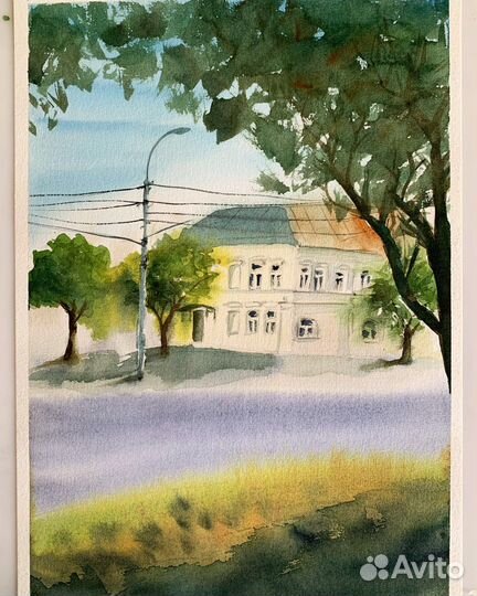 Картина акварель