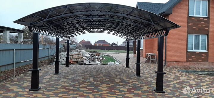 Навесы для авто.козырьки