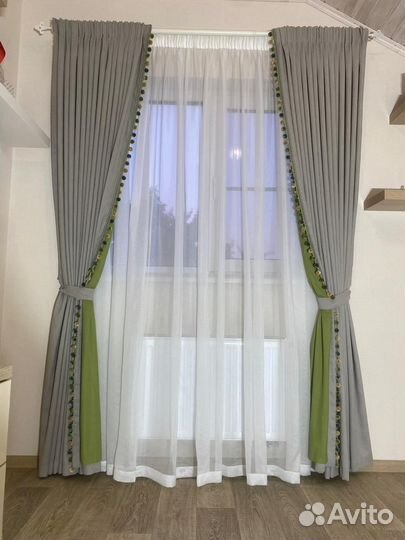 Подшив, пошив штор, постельного белья, текстиля