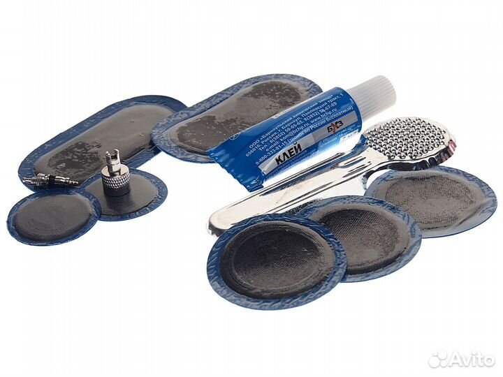 Аптечка для ремонта покрышек и камер мотоциклов (а