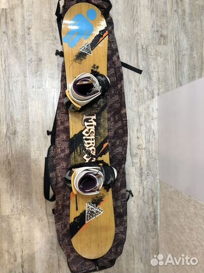 Сноуборд комплект 154см black fire
