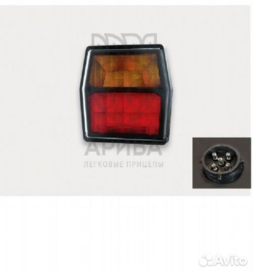 Фонарь задний на прицеп FT-222 LED мзса 12V Байон